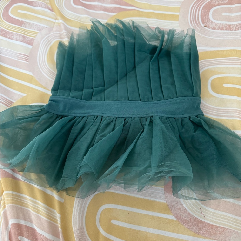 Sincerely Jules Teal Pleated Blouse
